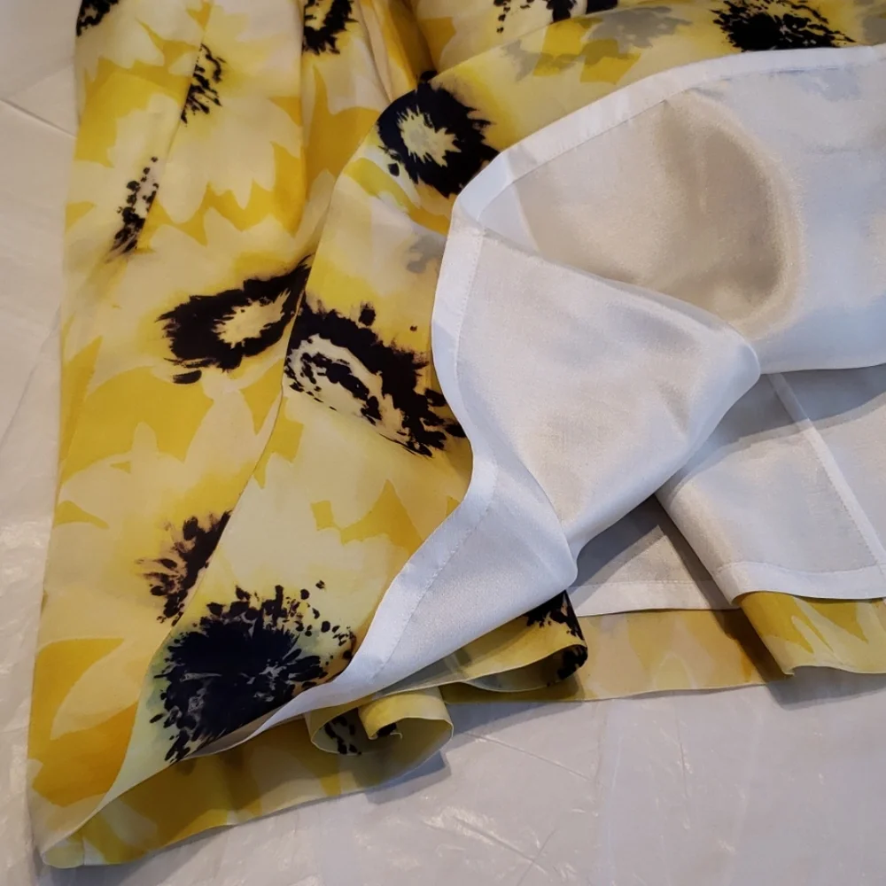 Kate Spade NEW Dress SUNNY Daisy SILK Organza Sundress Chic! Women's 14